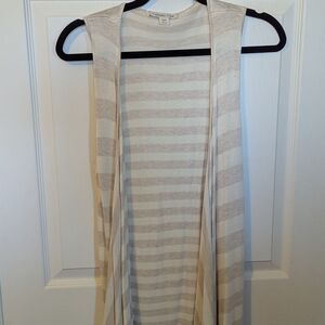 Coldwater Creek Beige and Cream Knit Top